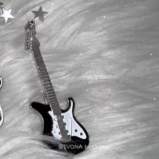 Wholesale Wholesale Handmade Spice Girls Y2K Punk Guitar Hair Clips